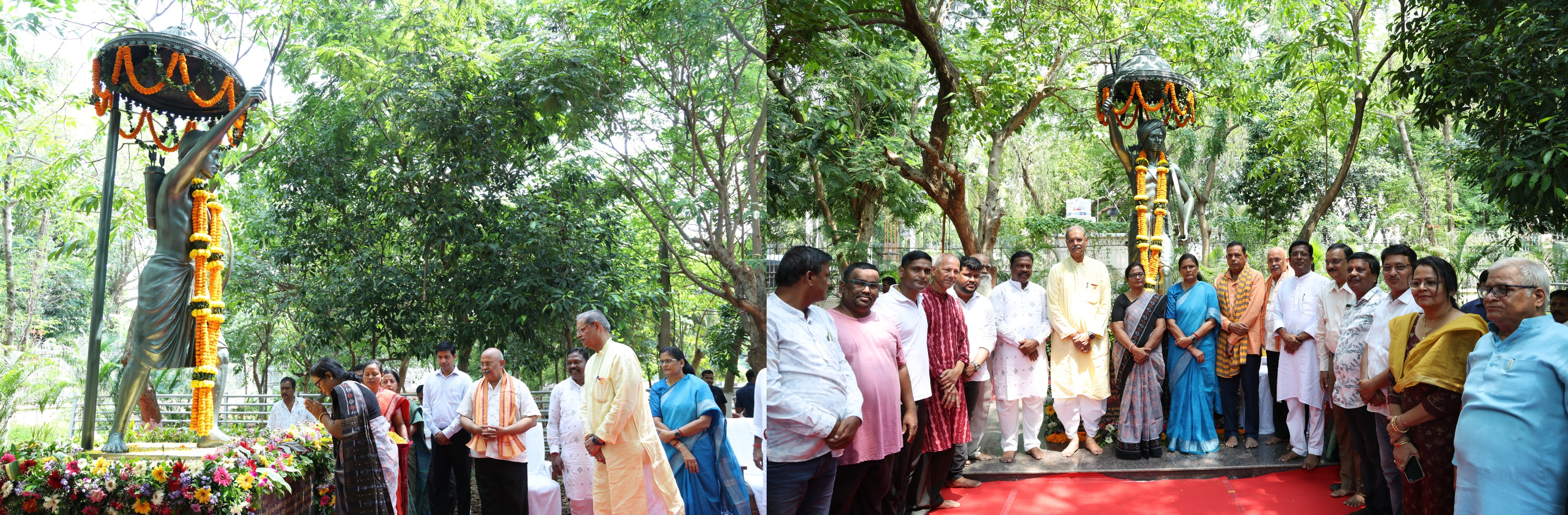 Floral Tribute on the 126th Death Anniversary of Birsa Munda